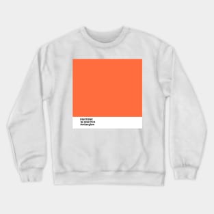 pantone 16-1350 TCX Amberglow Crewneck Sweatshirt